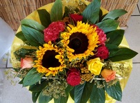 Strauß mit Sonnenblumen